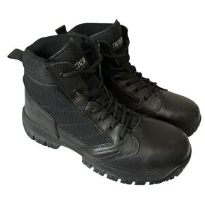 Tactical Performance Boots Mens 11.5 D Black Leather Textile Work 158806 Utility